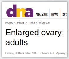 NDTV - Huge Ovarian Tumour in a Pregnancy Excised during Emergency Caesarean Section
